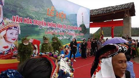 múa người rừng dân tộc Lô Lô chải Lũng Cú