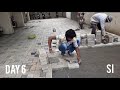 Fastest Paver Block Fitting with Brick Work