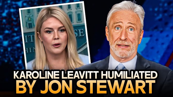 Jon Stewart Mocks White House Press Secretary Karoline Leavitt | The Daily  Show | Comedy Central - YouTube