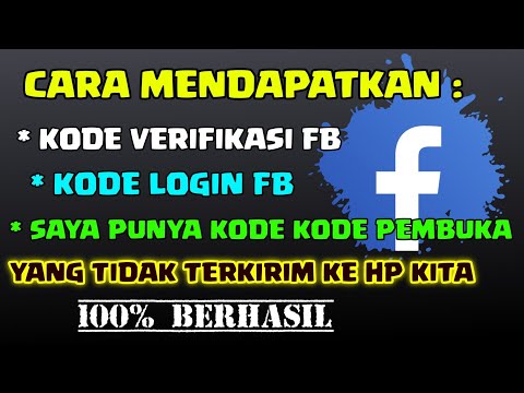 Mengatasi tidak mendapatkan kode verifikasi , kode login , saya punya kode kode pembuka facebook