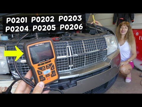 HOW TO FIX CODE P0201 P0202 P0203 P0204 P0205 P0206 INJECTOR CIRCUIT OPEN LINCOLN MKX MKZ MKT MKS