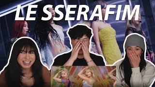 LE SSERAFIM (르세라핌) 'EASY', ‘SWAN SONG’, ‘SMART’ l Original Stage, | Reactions (WE ARE NOT WORTHY 😍😍)
