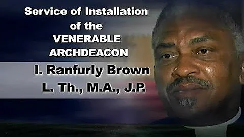 St. Agnes Church - Installation of Archdeacon I. R...