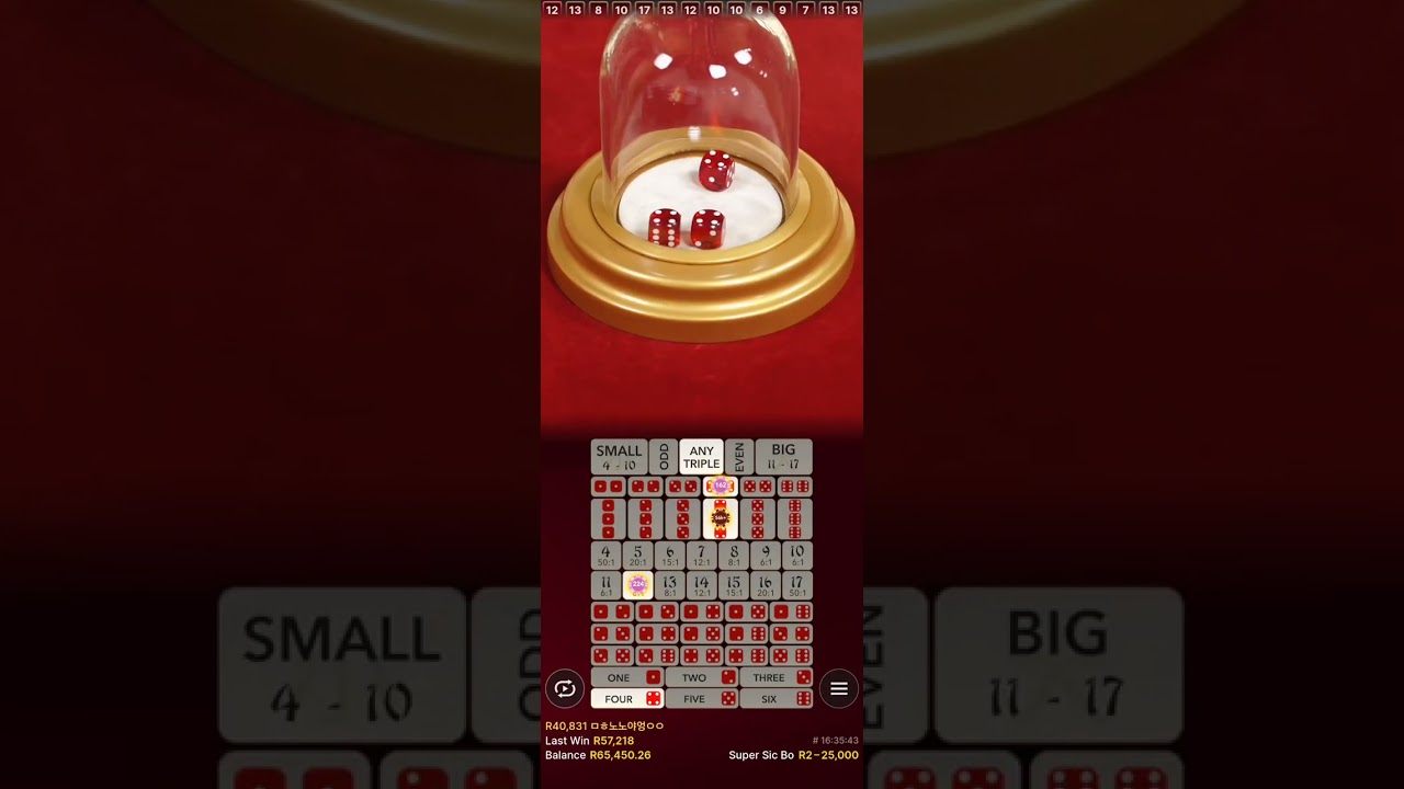 ifish Super Sicbo huge win with 888x multiplier profit southafrica gambling sicbo