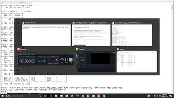 Foreign Key Constraint In Mysql part-1