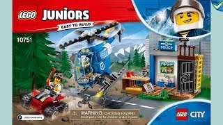 10751 Mountain Police Chase Lego Juniors Manual At The Brickmanuals Instruction Archive