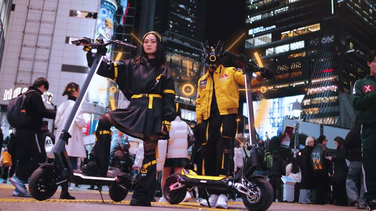 The Punk Rebel  : 11 inch Dual Motor 3600W Cyberpunk Electric Scooter