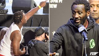 "YOU NEED TO CALM DOWN" - TERENCE CRAWFORD CLASHES WITH ERROL SPENCE JR TEAM AT PRESS CONFERENCE