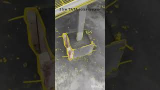 3 kw tata solar 😊  solar panel installation 3 kw 5 kw 10 kw    #electrical #shorts #virul #trending