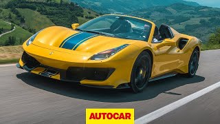 字幕付き　フェラーリ488ピスタ・スパイダー　試乗記　AUTOCAR JAPAN