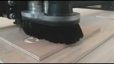 First CNC test run of Ooznest Workbee