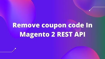 Remove coupon code In magento 2 REST API