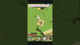 I Tried to Troll Iron Golem… Regret 💀 #minecraft #shorts #comedyshorts