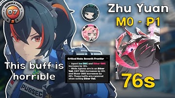 The shilling is bad, but she is better!! - Zhu yuan M0 - Shiyu Defense F7 | ZZZ 2.3.2