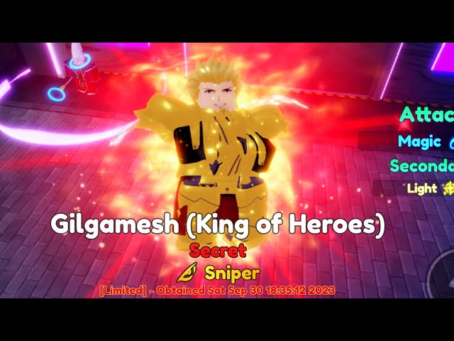 Shiny Gilgamesh (King of Heroes) Showcase