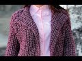 Узор крючком для кардигана - Crochet pattern for cardigan