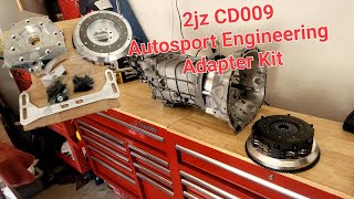 2JZ GS300 CD009/JK40 Autosport Engineering Adapter Kit Installation.