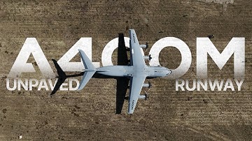 Landing a 123-tonne aircraft on just grass? A400M flight tests