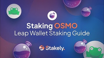 How to stake OSMO with Leap Wallet | Easy Osmosis Staking Tutorial