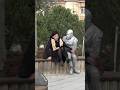 Canlı Heykel Şakası Yaparsak ne mi olur 😂 Human Statue Prank #shorts #prank #bushman