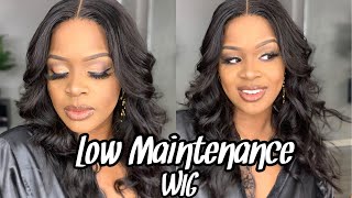 REAL GLUELESS | closure wig ft BLACKMOONHAIR | low maintenance &amp; AFFORDABLE wig