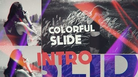 Colorful Slide Intro | After Effects Template | Openers