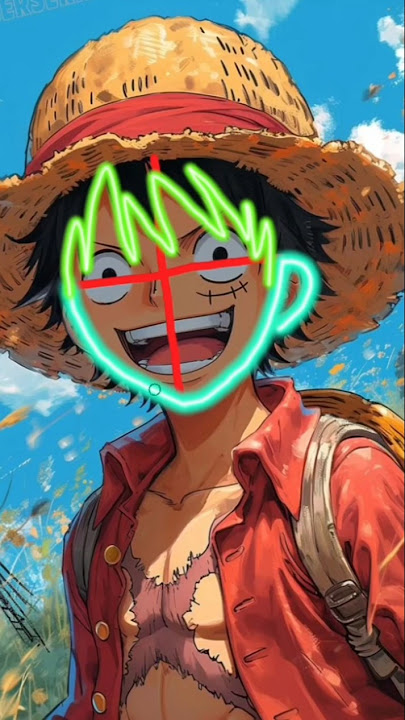 How to draw Monkey d luffy #ytshorts #tutorial