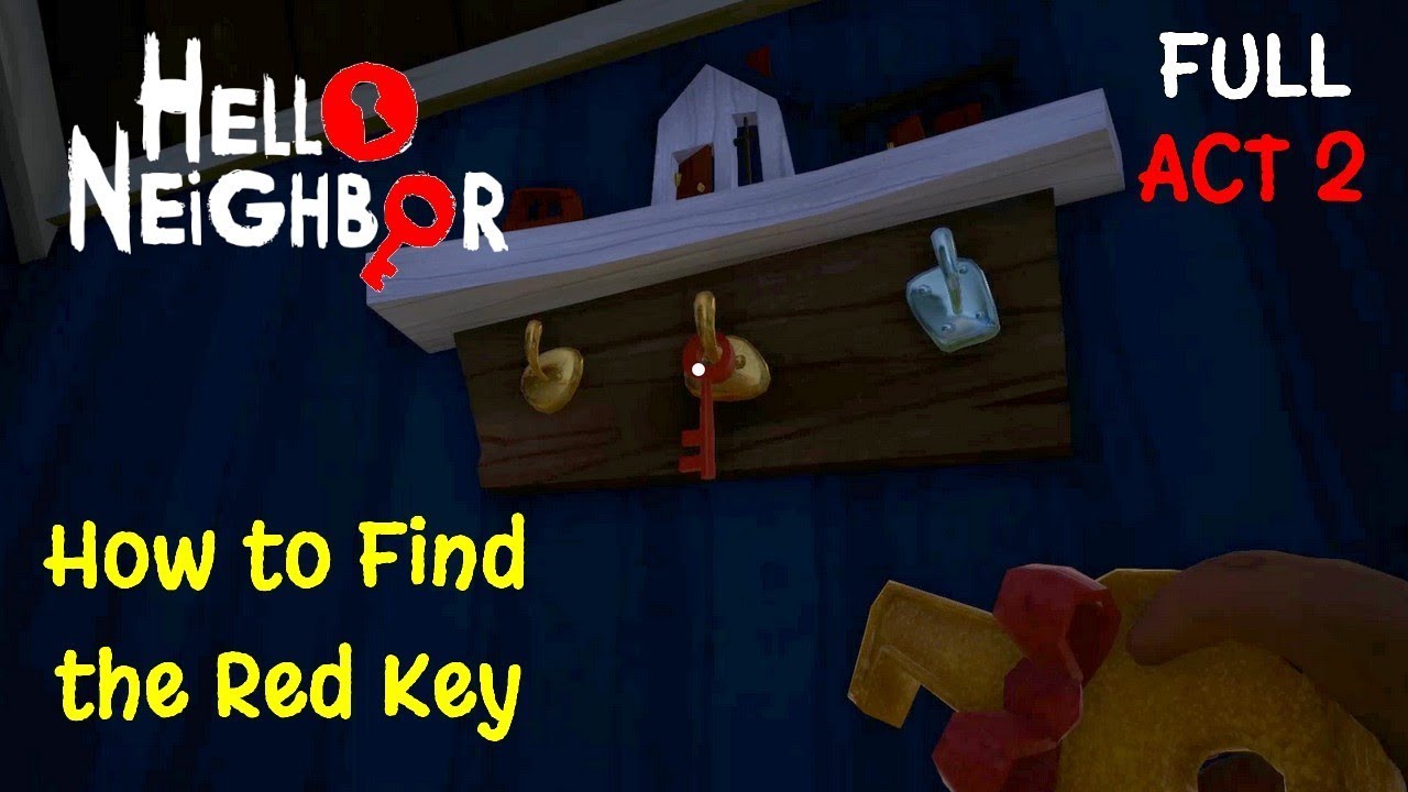 How To Find The Lockpick In Hello Neighbor Act 3 Xbox One Version By Harley Quinn - hello neighbor roblox act 2 crowbar escape gameplay walkthrough