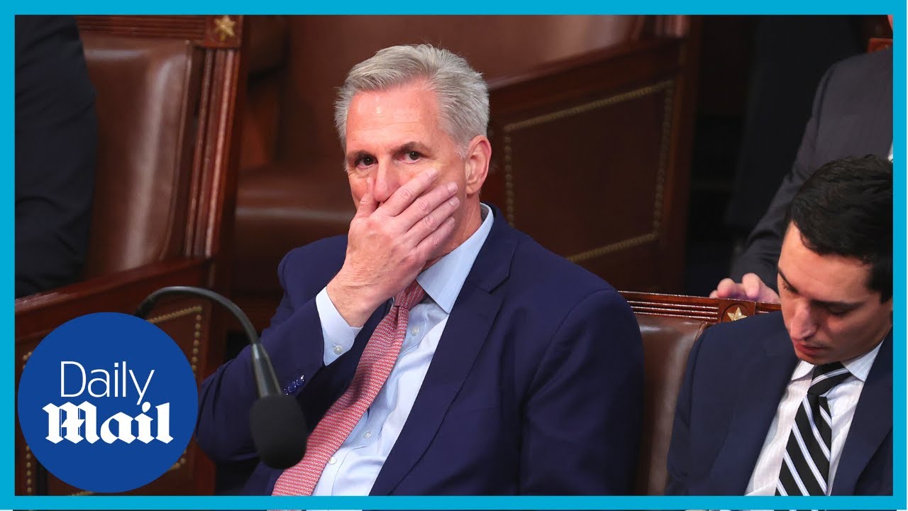 Kevin McCarthy reacts to losing Speaker of the House vote