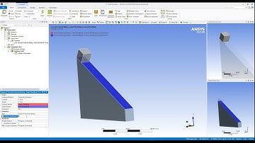 ANSYS Rigid Dynamics-Tutorial-Sliding cube on an angled surface