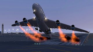 Airbus A380 Crashed After This Thrilling Takeoff -- Xp 11