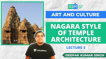 Nagara Style of Temple Architecture | Art & Culture | UPSC CSE/IAS | Deepak Kumar Singh