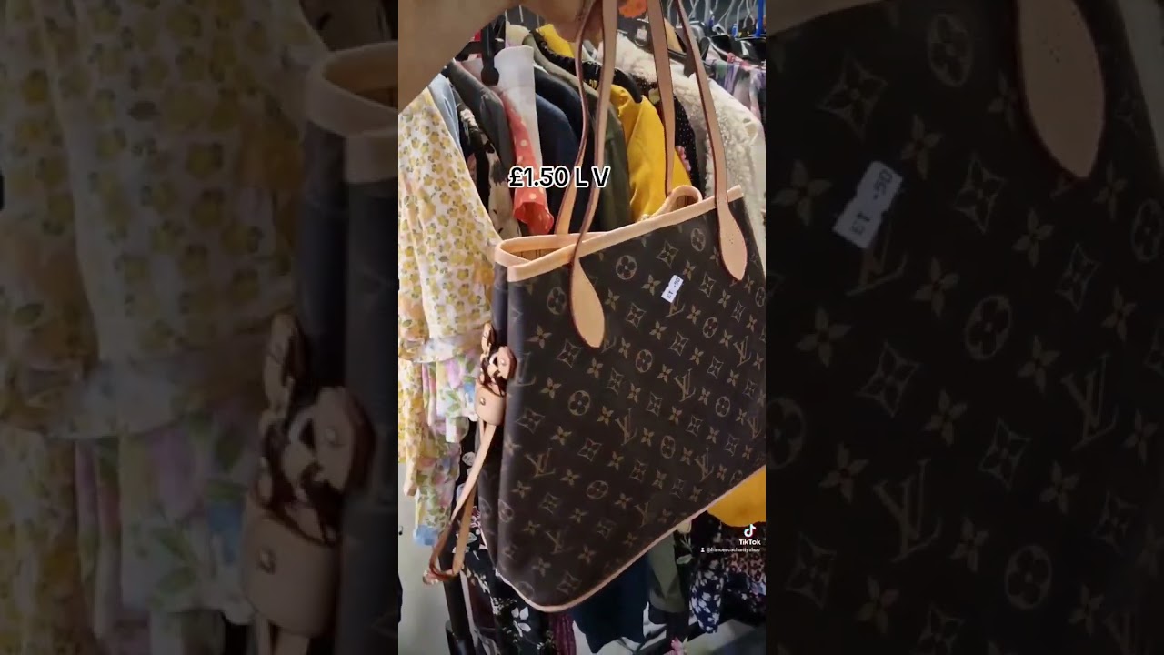 Designer bags in the charity shop 