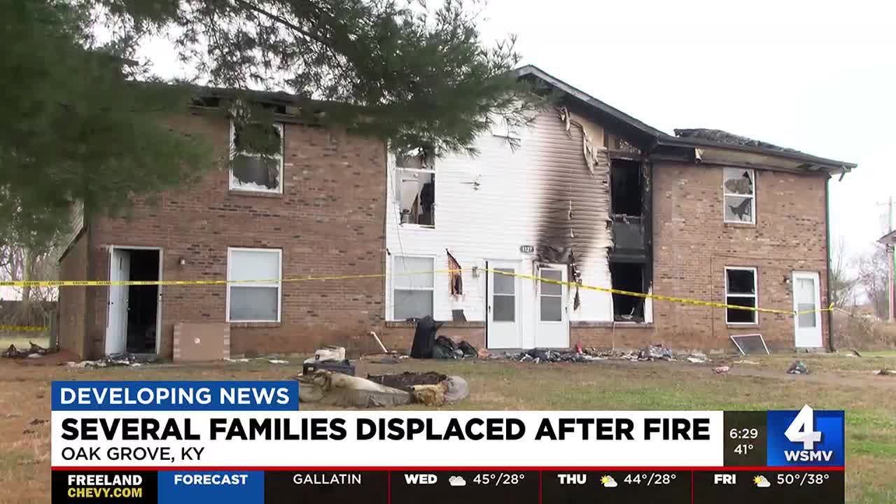 Several families displaced after fire - YouTube