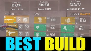 THE ULTIMATE DAMAGE & DPS DEADEYE BUILD! THE DIVISION BEST DEADEYE BUILD AFTER PATCH 1.7