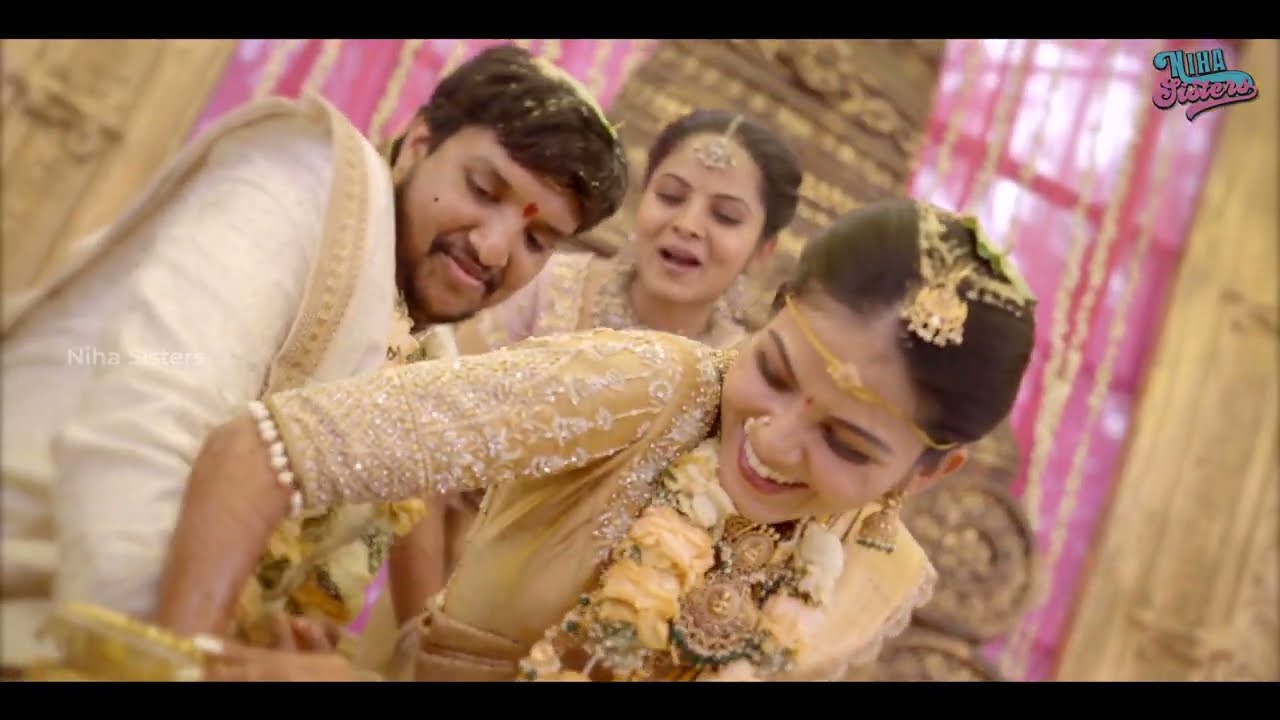 Akkas Wedding trailer  Niharika Vasanth  Niha Sisters  wedding