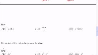 Mr Joyce - AP Calculus - Differentiation Rules