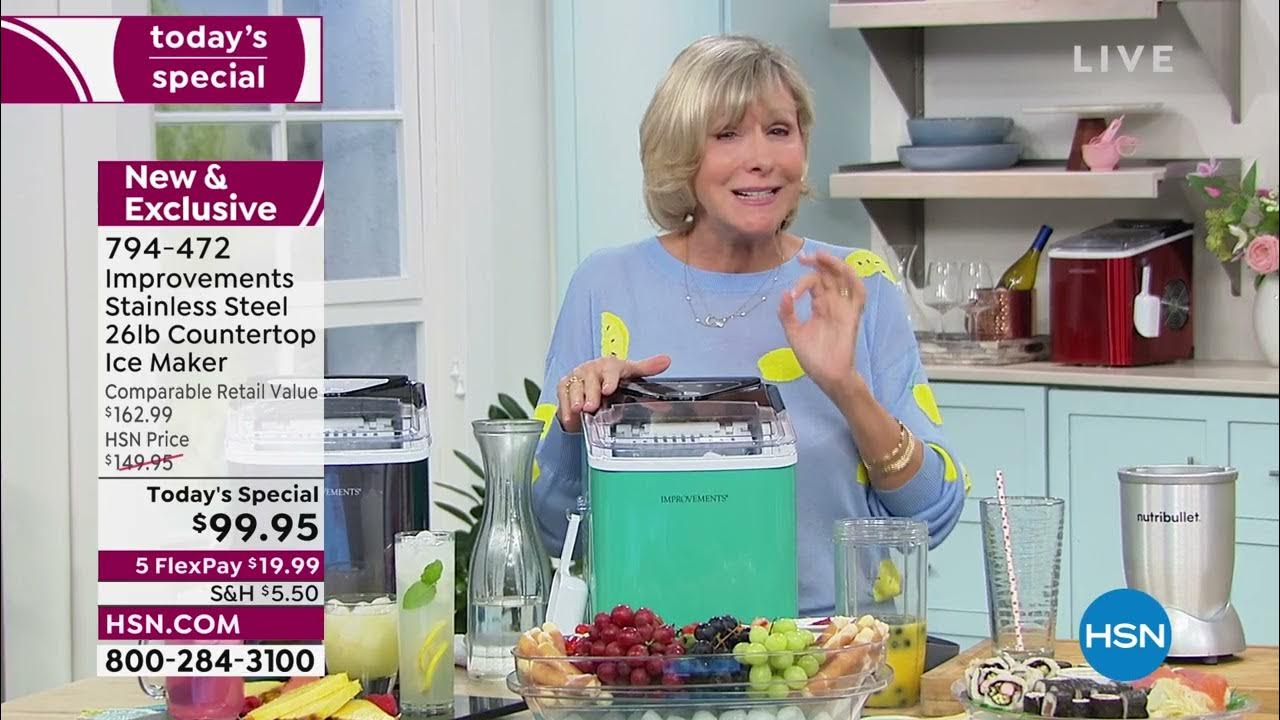 Improvements Portable Ice Maker with 26 lb. Capacity YouTube