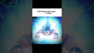 Dragon Ball Supers Return X Gozalo