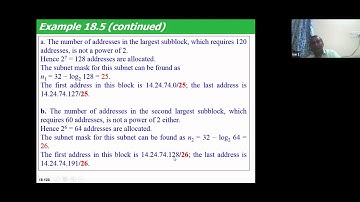 DC Module 4 Date 21 04 2020 P3 Design of Subnets, Subnetting Examples
