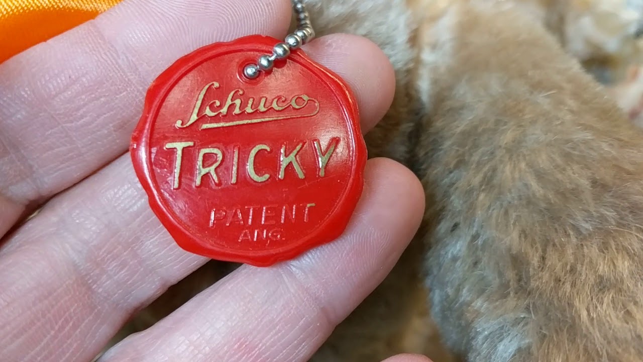 Vintage 1950s Mohair Schuco Tricky Yes No Teddy Bear - YouTube