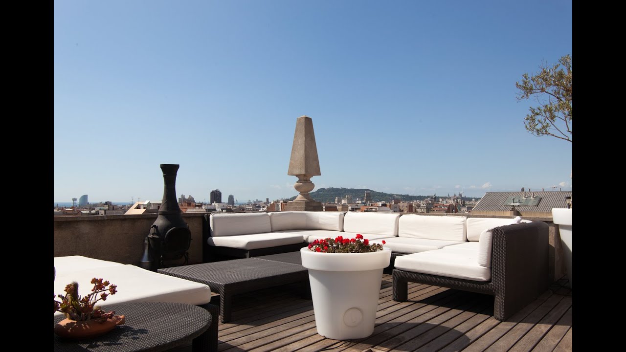 Luxury Penthouse with Views for Rent Short Term in Barcelona YouTube