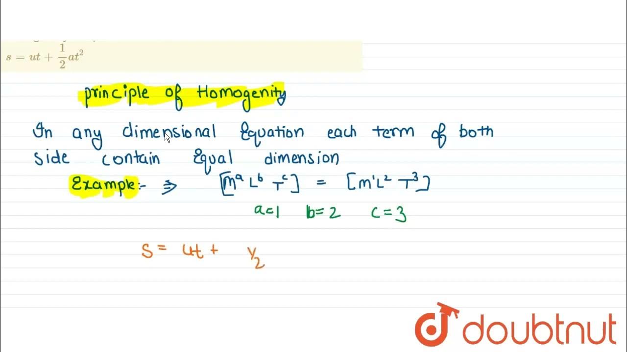State The Principle Of Homogeneity Test The Dimensional Homogeneity Of state-the-principle-of-homogeneity-test-the-dimensional-homogeneity-of