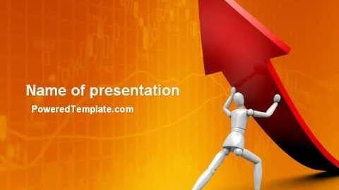 Forcing Improving Growth PowerPoint Template by PoweredTemplate.com