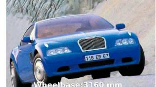 2003 Bugatti EB 118 Specification