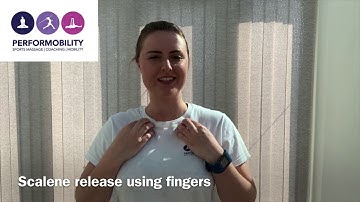 Scalene Release Using Fingers - PERFORMOBILITY