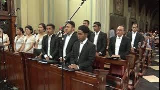 Jakarta Concert Orchestra and Batavia Madrigal Singers conducted by Avip Priatna on wedding 17022018