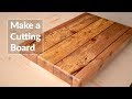 Making a Cutting Board from Rough Lumber! No JOINTER or PLANER. Woodworking Project!