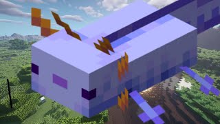 (Bedrock) How To Spawn Blue Axolotl 2024 Working (with commands)(creative)
