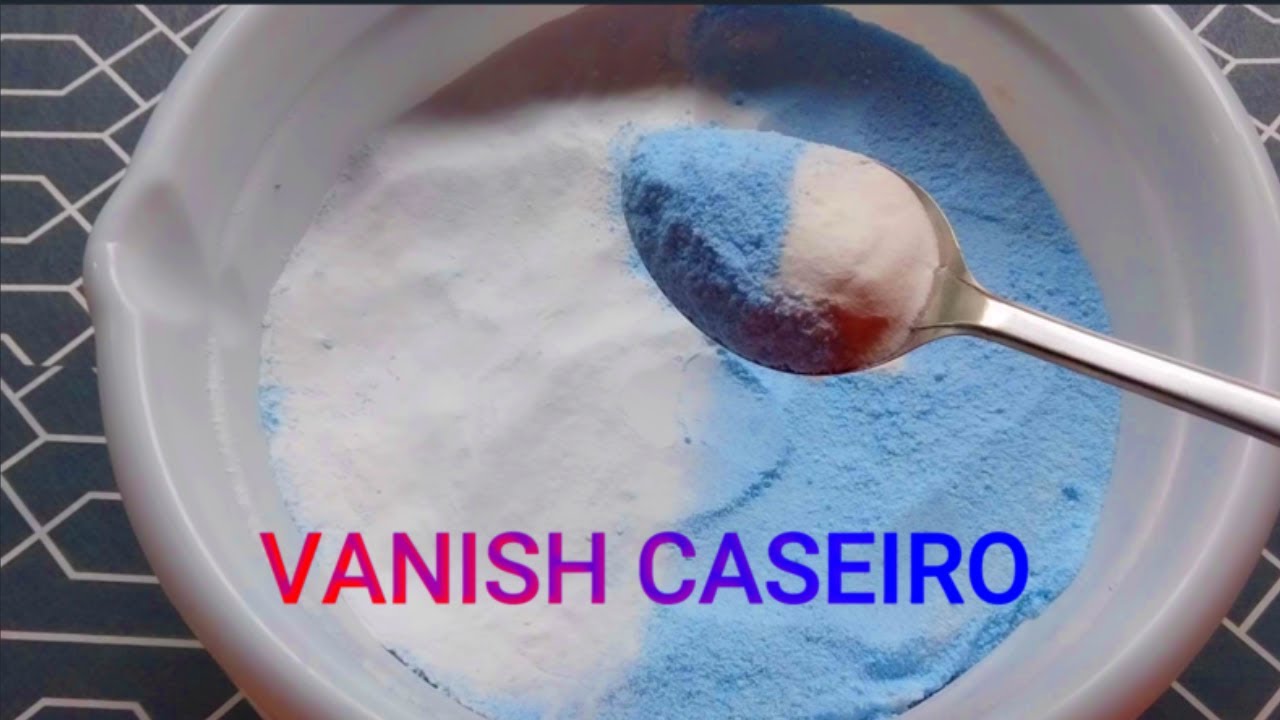 Como Fazer Vanish Caseiro em pó - Poderoso Removedor de Manchas